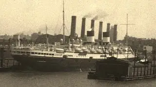 1931 Cruise ~ Departing New York City Westside Pier 95 Furness Bermuda Line & Great Skyline Views