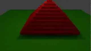 Blender Cycles - Pyramid Soft Body Test
