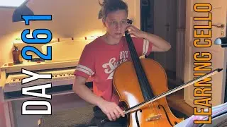 Day 261 learning cello : Etude no 9 op. 31 by Sebastian Lee