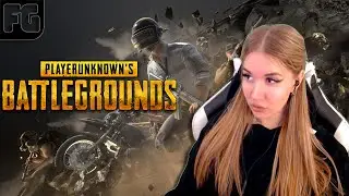 Девушка играет в PlayerUnknown 's Battlegrounds ➤ PUBG ➤ Девушка стримит