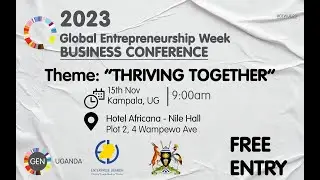 GLOBAL ENTREPRENEURSHIP WEEK GEW CONFERENCE 2023