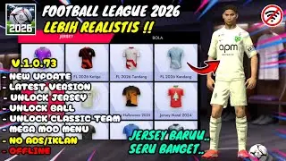 Football League 2026 MOD Apk v1.073 New Update - Unlock all Jersey, ball, team classic - Review‼️