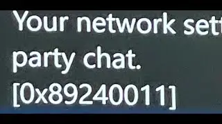Исправление кода ошибки 0x89240011 на Xbox Series X/S