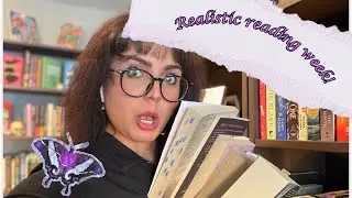 realistic what I read in a week 🪼 | 135+ tbr zero vlog