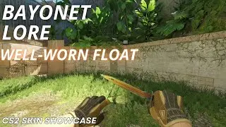 Bayonet Lore (Well-Worn) | CS2 Skin Showcase with NEW Animation