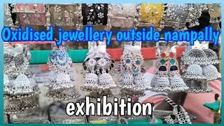 Oxidised jewellery outside nampally exhibition || Numaish hyderabad