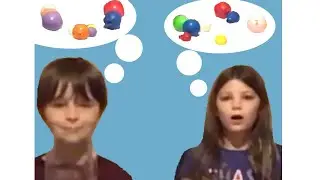 Mystery balloon slime challenge