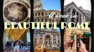 Rome Vlog 🇮🇹 | Luxury Shopping, Colosseum Tour, Best Gelato, Pharmacy Haul & Rufus Du Sol Concert!