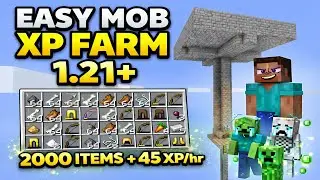 Minecraft Fast & Easy Mob XP Farm | 1.21+ Java & Bedrock