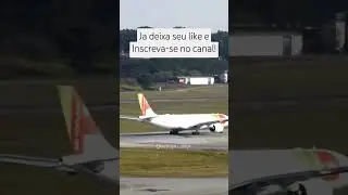 A330 TAP Portugal Takeoff em Guarulhos #avi&atilde;o #Airbus #portugal #review #shorts #audio #sbgr #live