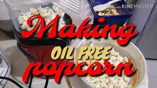 Making Oil Free Popcorn | How to make popcorn with MINIJOY Popcorn Maker