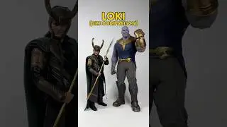 SIZE COMPARISON - HOT TOYS 1/6 FIGURE - LOKI (2012) - MARVEL AVENGERS ENDGAME #loki #marvel #endgame