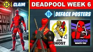 Deadpool week 6 challenges (Deface SHADOW or GHOST posters)