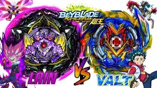 Lucifer The End Kou皇 Drift VS Brave Valkyrie Evolution' 2A Valt VS Lain Beyblade Burst Surge Battle
