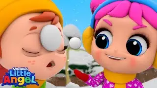 Winter Days Are So Much Fun! ❄️☃️ | Little Angel Job and Career Songs | Nursery Rhymes for Kids