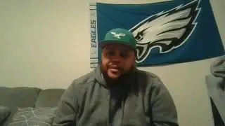 Eagles Fan Live Watch Party 4th Quarter Los Angeles Rams vs Chicago Bears NFC Divisional Round.