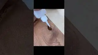 Super Glue + Baking Soda + Pigment/ #woodworking #diy #tools