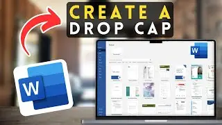 How to Create a Drop Cap in MS Word | Microsoft Word Tutorial (2025)