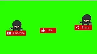 Modern Subscribe Video | Green Screen | Free No Copyright | Download | Chroma Key | Sound Clip