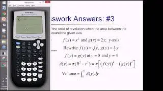 Integration With Respect to the Y-Axis: Problem Set #2