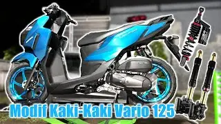 Project Kaki-Kaki‼️Modif Up Side Down & Shock Belakang - Vario 125 Terbaru Dandi Malik
