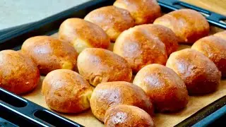 Leckere H&uuml;ttenk&auml;sebr&ouml;tchen OHNE Hefe! Teig in 5 Minuten! Fr&uuml;hst&uuml;ck, Abendessen, Snack, einfach