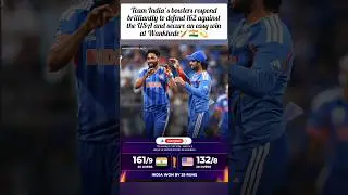 India Won By 29 Runs Against USA. #t20worldcup2026 #indiavsusa