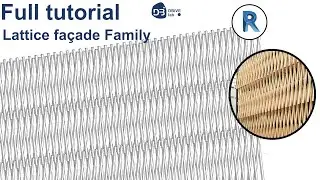 (Full tutorial) Revit Tutorial: creating lattice façade family
