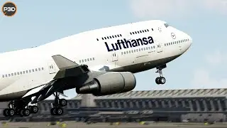 Prepar3D V5.2 | Lufthansa 747-400 - Washington to Frankfurt
