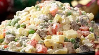 OLIVIER salad, a delicious homemade recipe.