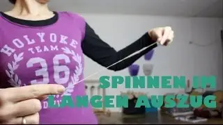 Spinnen im langen Auszug (mit der Handspindel)