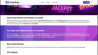 🎰 Casino Days Promotions: Free Spins, Welcome Bonus & More! 💰✨