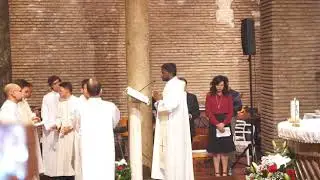 1st Oct 2018 Re-opening Mass of Centro San Lorenzo Rome