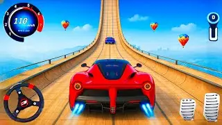 Mega Ramp Superhero Car Racing 3D Impossible Tracks Flying Hero Cars & Crazy Stunt Racing Gameplay