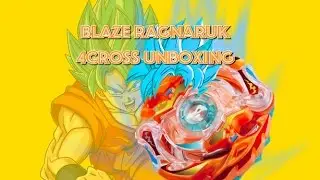 Super Saiyan Blue Beyblade?! Blaze Ragnaruk 4C. Fl. Unboxing | BEYBLADE BURST UNBOXING