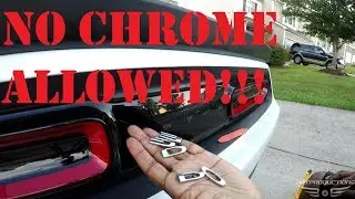 Debadging the RT......No More Chrome!!!