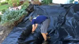 What pond liner should I use | Water Gardens Baltimore | Maryland Pond Repair | Backyard Designs |