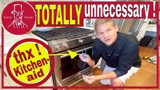 How to Remove the Oven Door | Take Off the Oven Door Handle from the Kitchenaid Range
