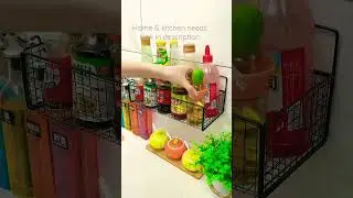 Wall Mounted Metal Wire Baskets for Kitchen Storage || Amazon Items #shorts #ytshorts