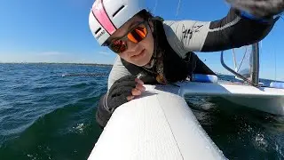 Four minutes of Foiling A Class Catamaran Sailing