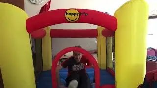 Paul's First Bounce On His Happy Hop Bouncy Castle Video Part 2 3rd April 2025