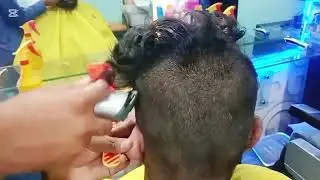 How to get remove soil skin hair😱//head shave//with machine😱 it's very critical situation😲.