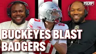 Buckeyes Blast Badgers, Sayin Heisman Hopeful, OSU Top 5 WRs, Fixing OSU Run Game | The Script