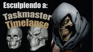 Esculpiendo a Taskmaster (fanart) | Proceso completo | Timelapse