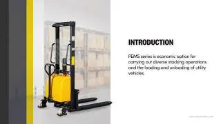 [ STAXX ] Economic Semi-electric Forkover Stacker - PEMS | China Pallet Stackers Supplier
