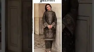 *JAZMIN  Embroidery LAWN WITH DIGITAL PRINT VOIL DOBBY DUPATTA* Price:3100