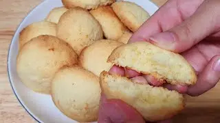 The Best Crunchy Crispy Coconut Cookies| Easy Coconut Cookies Recipe|