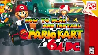 How to Play and Install Mario Kart 64 PC (decompile port) with custom track moding
