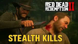 Arthur Morgan's brutal Stealth  kills Red Dead Redemption 2 in high settings