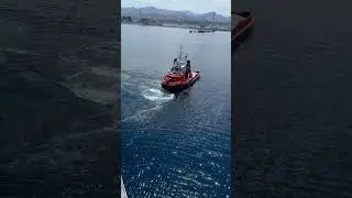 Tug Boat Working hard #capitanalinalexe #reels #vessel #cadetlife #tanker #pilot #lifeatsea